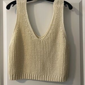 O'Neill Cream Knit Crop Top